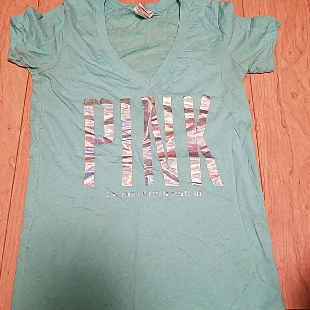 Pink v neck
